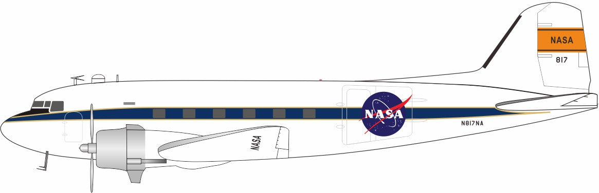 IFDC3NASA817 | InFlight200 1:200 | Douglas C-47H NASA Skytrain N817NA | was due June 2024