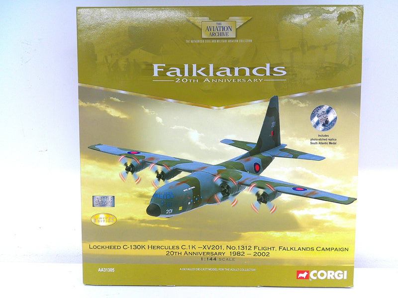 AA31305 | Corgi 1:144 | Lockheed Hercules C.1 RAF XV201 Falklands War 20th Anniversary **PRE OWNED**