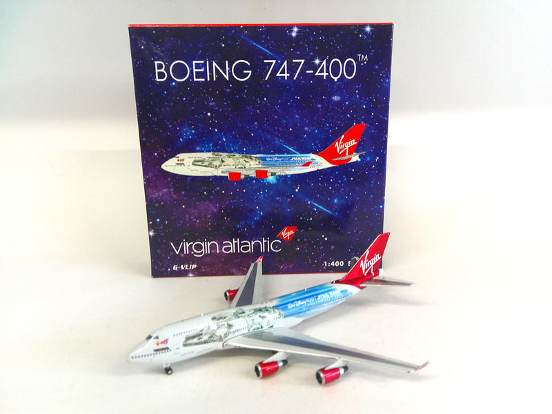 PH04322 | Phoenix Models 1:400 | Boeing 747-400 Virgin Atlantic G-VLIP 'Millennium Falcon' **Pre Owned**