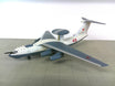 Beriev A50 Red 43 Russian Air Force plastic display model on a stand.