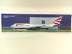 Boeing 747-400 die-cast aircraft model in British Airways livery with registration G-BNLG.