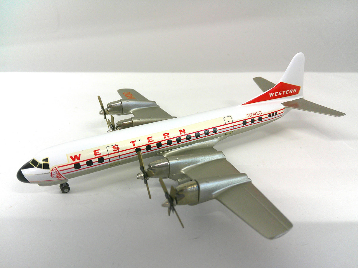 CA9B | Western Models 1:200 | Lockheed L188 'Electra' N7142C Western Airlines **Pre Owned**