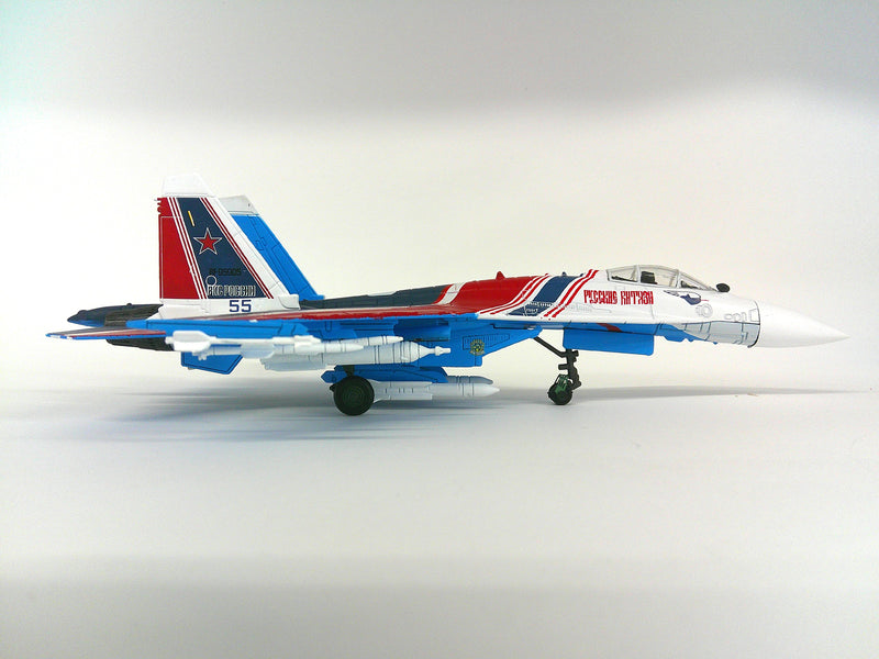 14+039 | 14+ Models 1:100 plastic | Sukhoi Su-35 RF-95905 Blue 55 Russian Air Force