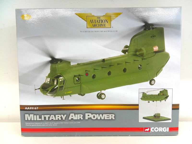 AA99167 | Corgi 1:72 | Boeing Chinook HC.2 | 27 Sqn RAF Odiham ZA677 ** PRE OWNED**