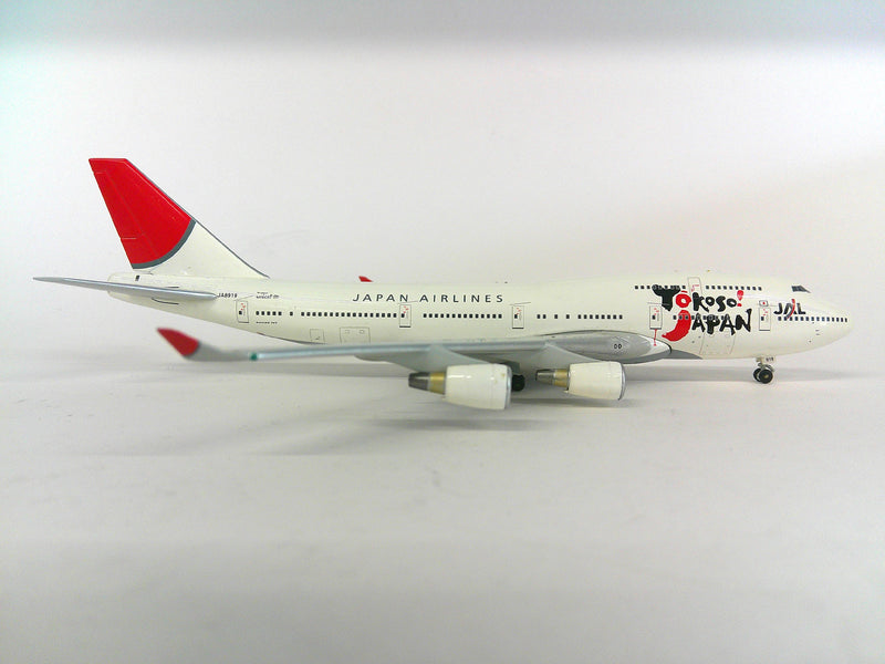 888956 | BBX Models 1:400 | Boeing 747-400 JA8919 Japan Air Lines 'Yokoso Japan' **Pre Owned**