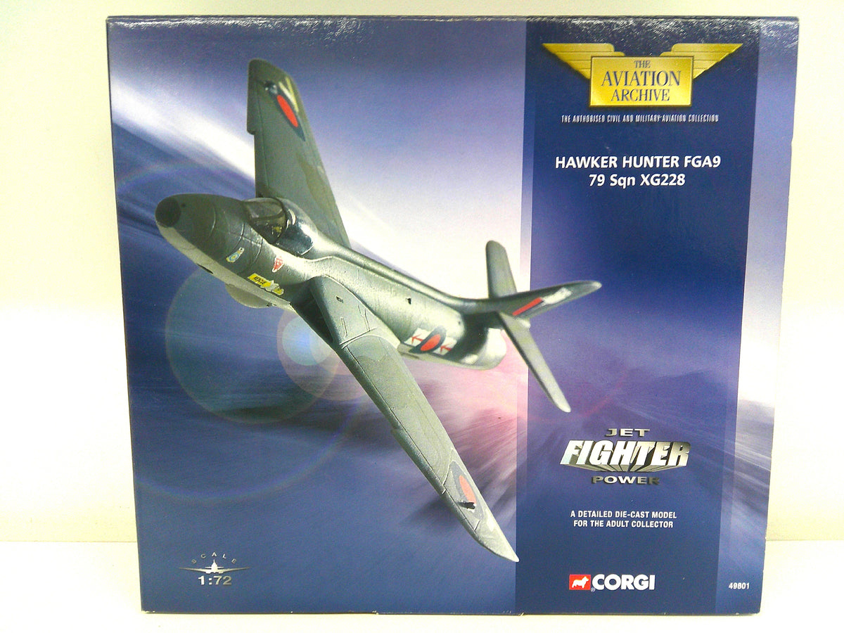 AA49801 | Corgi 1:72 | Hawker Hunter FGA.9 XG228 | RAF 79 Sqn **PRE OWNED**
