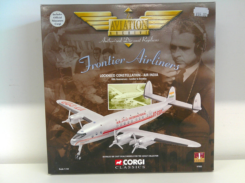 032435475030 | 47503 | Corgi 1/144 Die-Cast | Lockheed Constellation | Air India VT-COP