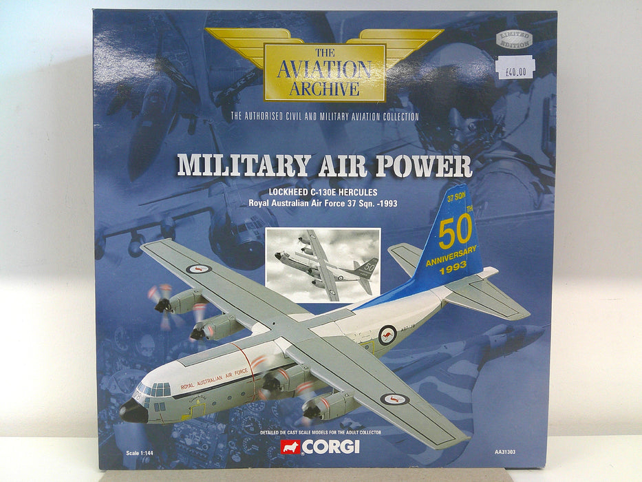 807903313035 | AA31303 | Corgi 1/144 Die-Cast | Lockheed C-130 Hercules RAAF A97-148