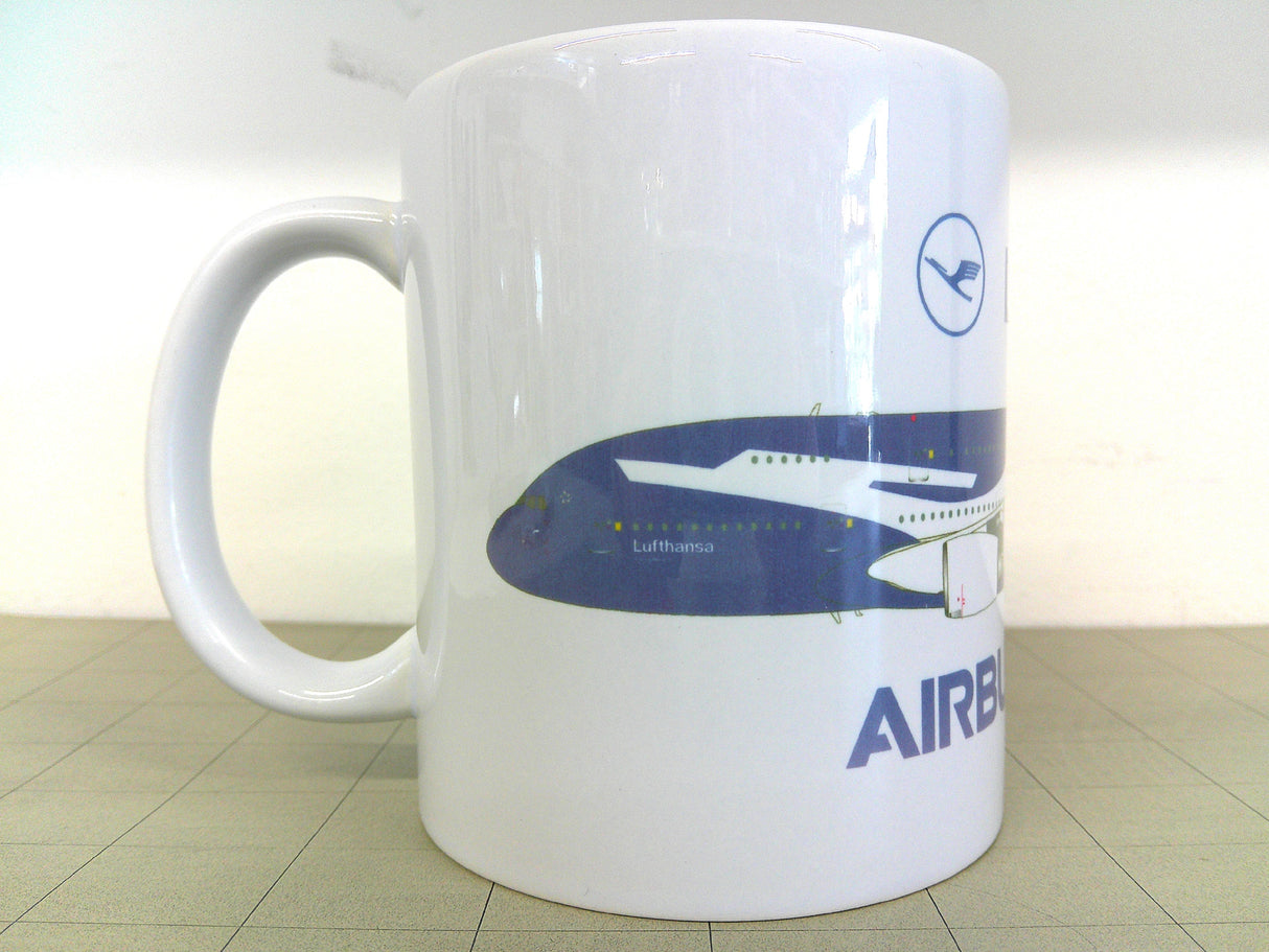MUGLUFT100A380 | Coffee Mug | Airbus A380 Lufthansa 100 anniversary