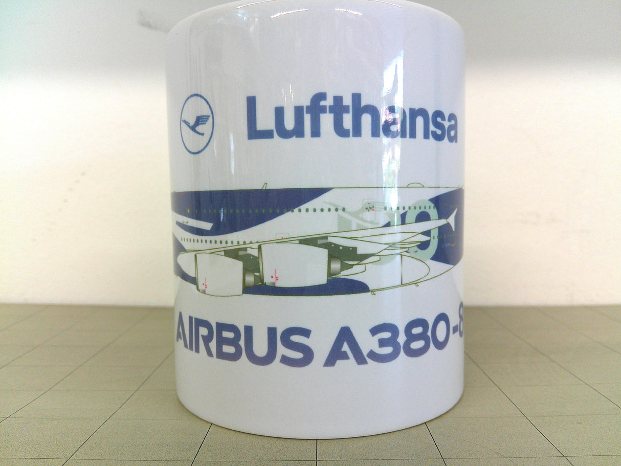 MUGLUFT100A380 | Coffee Mug | Airbus A380 Lufthansa 100 anniversary