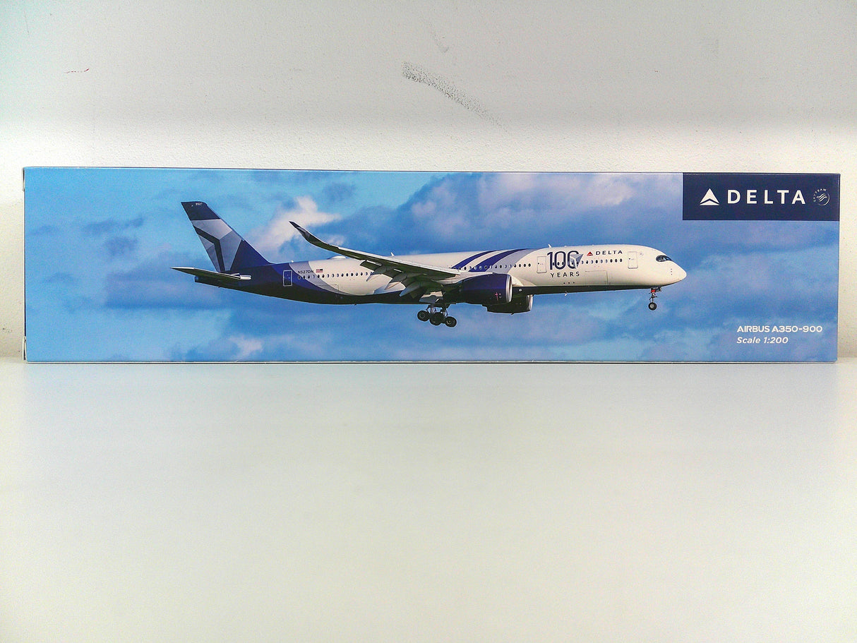 PP-225407 | PPC Models 1:200 Plastic Snap-fit | Airbus A350-900 Delta '100 Years'
