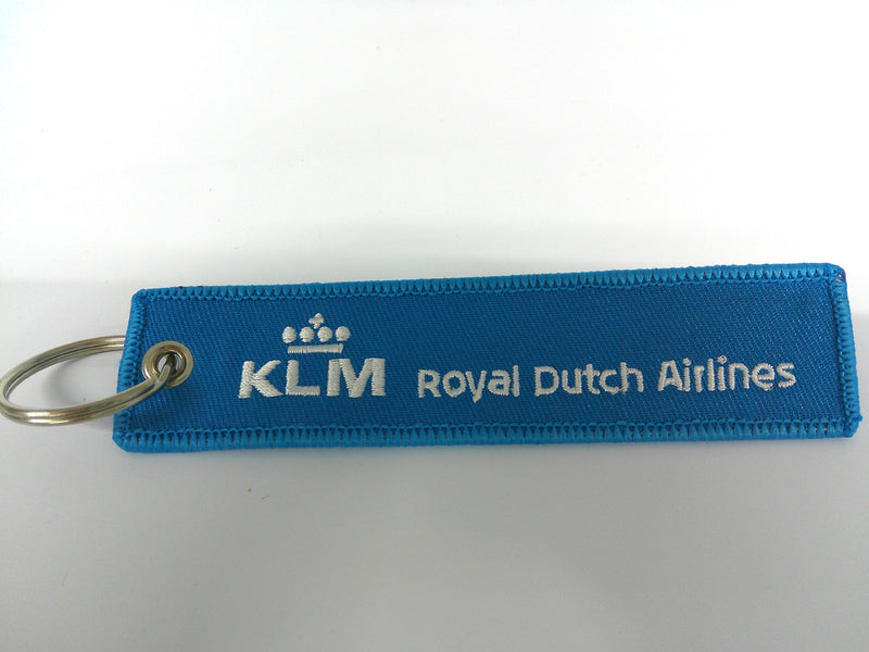 Key Tag KLM | Fabric Embriodered Key Tag | KLM Royal Dutch Airlines