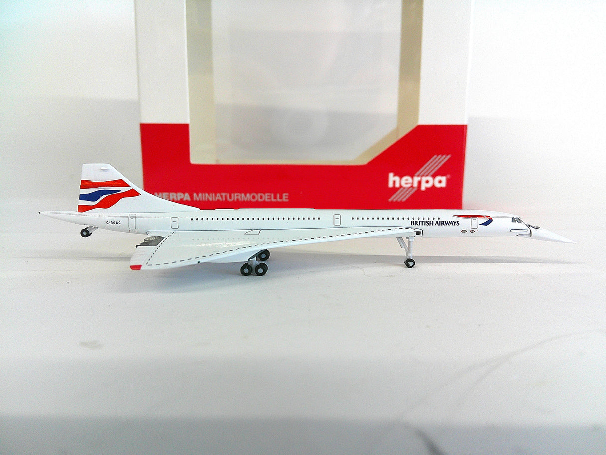539203 | Herpa Wings 1:500 | BAC / Aerospatiale Concorde British Airways 'Union Flag' – G-BOAG