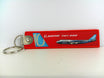 Key Tag Boeing 747 | Fabric Embriodered Key Tag | Boeing Demonstrator