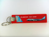 Key Tag Boeing 747 | Fabric Embriodered Key Tag | Boeing Demonstrator
