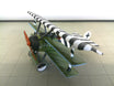 Corgi 1:48 die-cast metal model of a Fokker Dr.1 Imperial German Air Service plane.