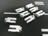 AG-Aircraft Tugs-Wide Body | Airport Accessories 1:400  | Airport Aircraft Tugs White X8 Airport GSE 1:400 scale