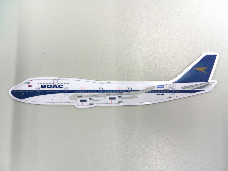 Fridge Magnet BA04 | Boeing 747-400 G-BYGC British Airways - BOAC
