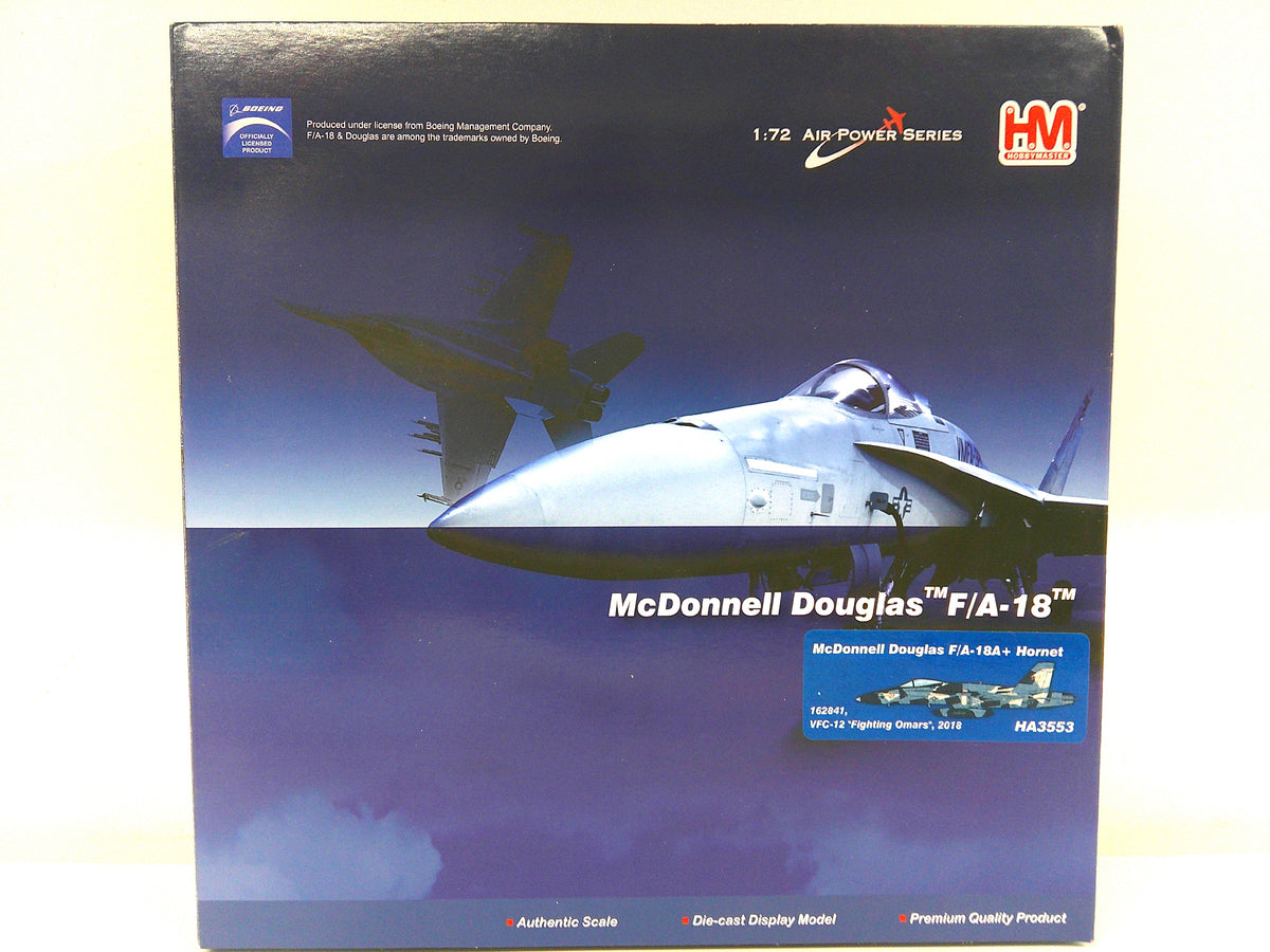 HA6553 |  Hobby Master 1:72 | McDonnell Douglas F/A-18A+ Hornet 162841 US Navy VFC-12