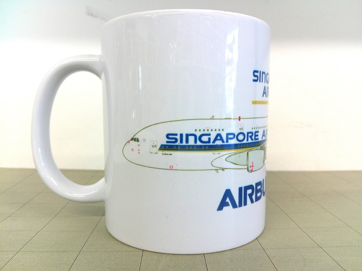 MUGSIAA380 | Coffee Mug | Airbus A380 Singapore Airlines