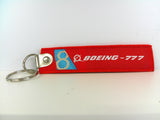 Key Tag Boeing 777 | Fabric Embriodered Key Tag | Boeing Demonstrator