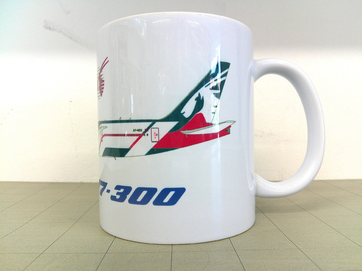MUGQATARF1777 | Coffee Mug | Boeing 777-300 Qatar Airways Formula 1