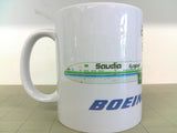 MUGSAUDIAF1777 | Coffee Mug | Boeing 777-300 SAUDIA Formula 1