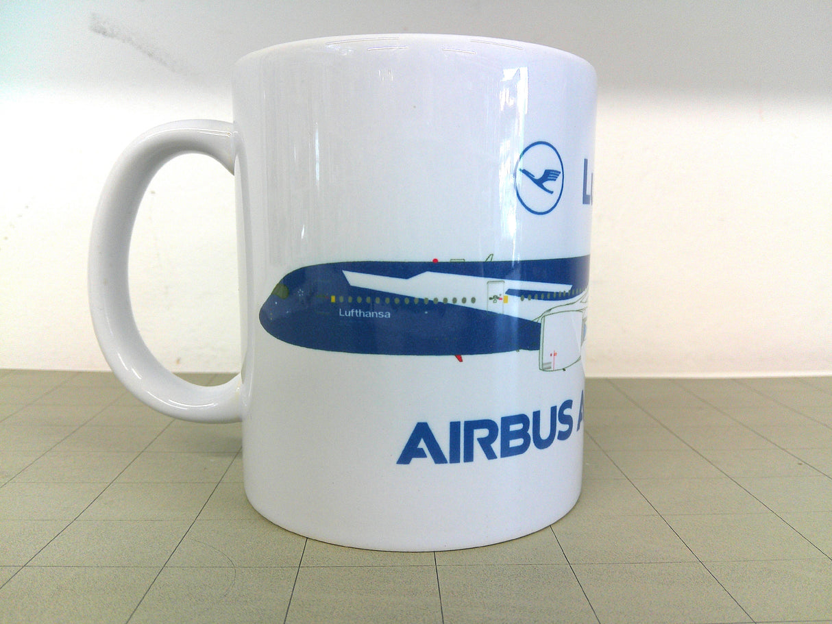 MUGLUFT100A350 | Coffee Mug | Airbus A350-900 Lufthansa 100 anniversary