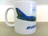 MUGLUFT100747-8 | Coffee Mug | Boeing 747-8 Lufthansa 100 anniversary