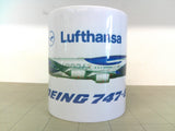 MUGLUFT100747-8 | Coffee Mug | Boeing 747-8 Lufthansa 100 anniversary