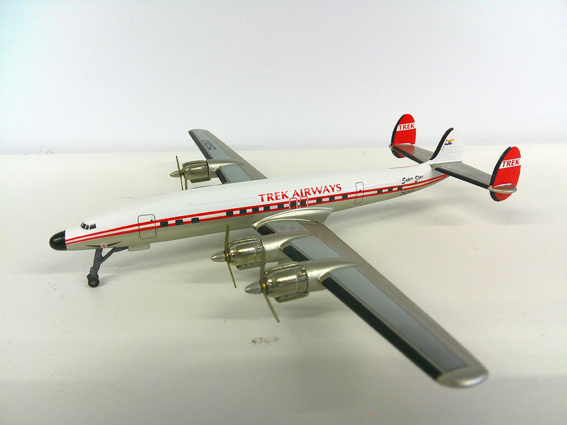 CA19E (PO) | Western Models UK 1:200 | LOCKHEED L-1649 Starliner Trek Airways ZS-DVT **Pre-Owned**