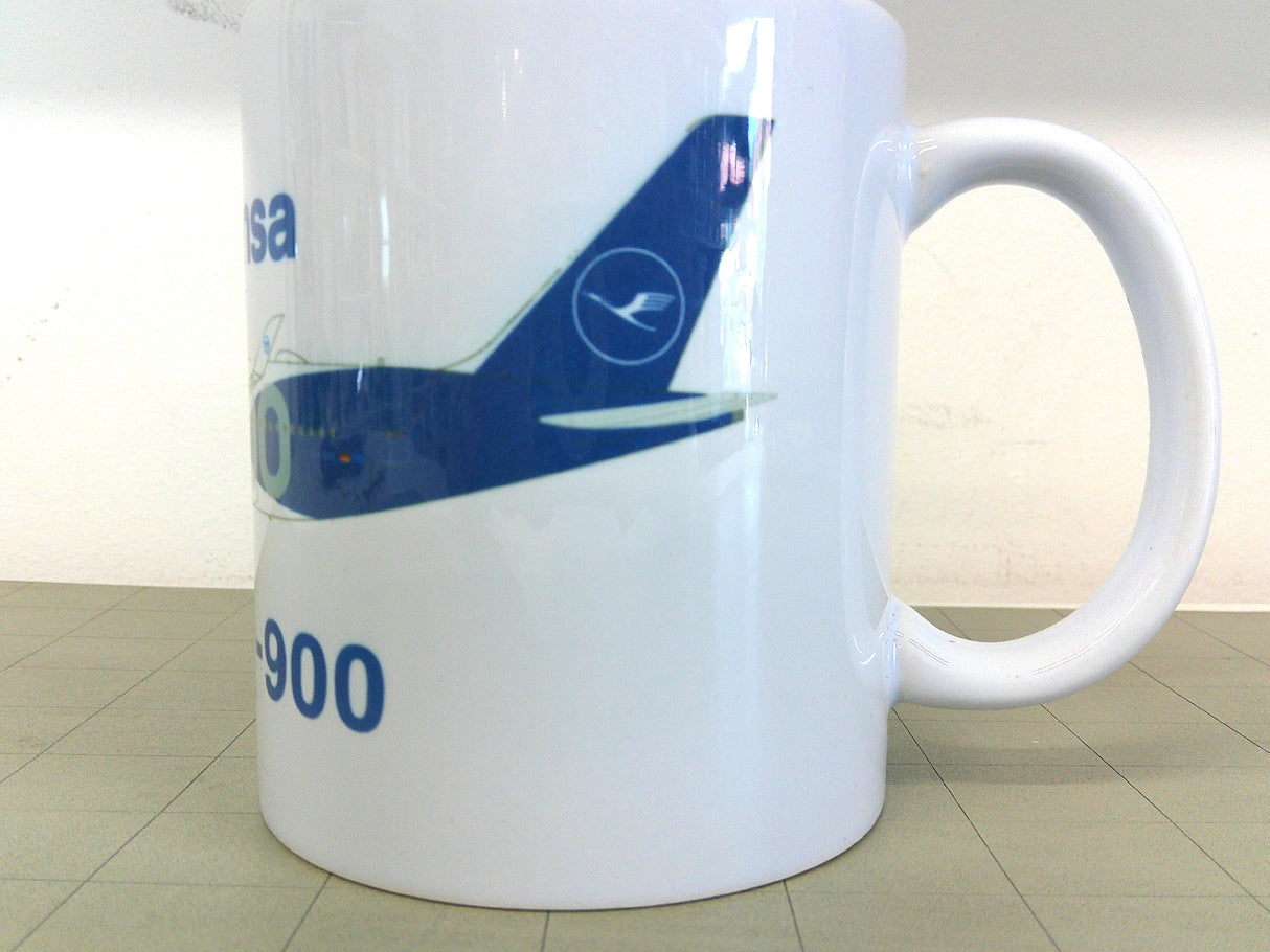 MUGLUFT100A350 | Coffee Mug | Airbus A350-900 Lufthansa 100 anniversary
