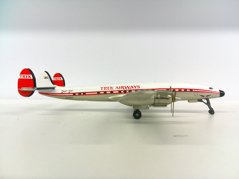 CA19E (PO) | Western Models UK 1:200 | LOCKHEED L-1649 Starliner Trek Airways ZS-DVT **Pre-Owned**