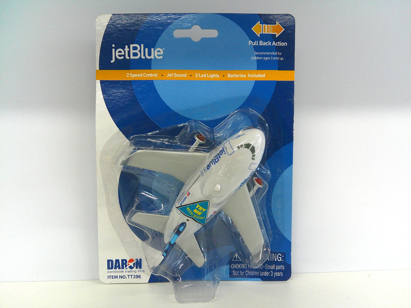 TT396 | Toys Toys | Jet Blue Pullback Toy with Jet Sound and Flashing Lights