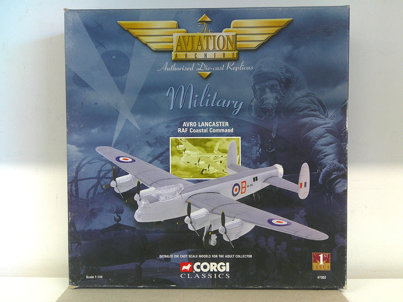 032435473029 | 47302 | Corgi 1/144 Die-Cast | Avro Labcaster RAF Coastal Command