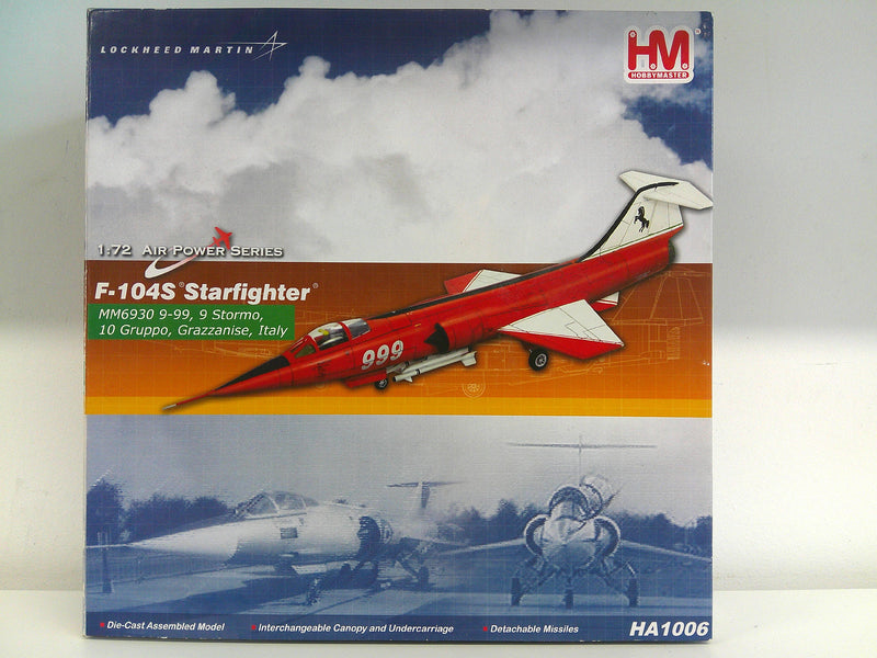 HA1006 | Hobby Master 1/72 |Lockheed F-104S 'Starfighter' Italian Air Foce MM6930 (Ferrari)