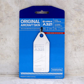 AVTAGEIETK | Aircraft Skin Tags | Original Aircraft Skin - Airbus A321 Metrojet EI-ETK