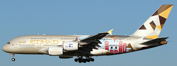 XX4254 | JC Wings 1:400 | Airbus A380 Etihad A6-APC choose the United Kingdom