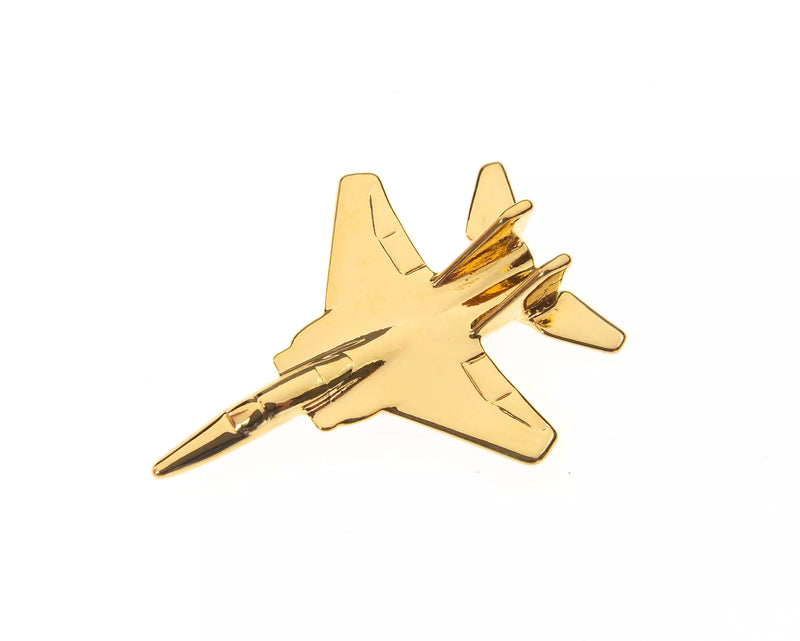 CL116 | Clivedon Collection Pin Badges | McDonnell Douglas F-15 Eagle 22ct Gold plated pin badge