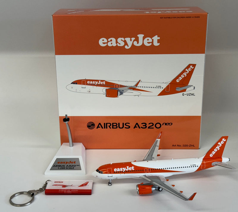 320-ZHL | JFox Models 1:200 | Airbus A320-271NX (neo) | Easyjet G-UZHL