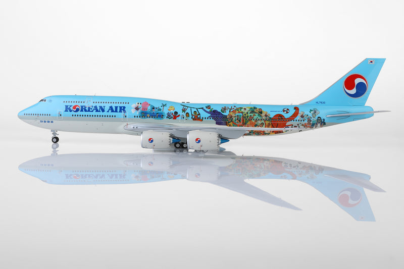 L2052FD | SQ Wings 1:200 | Korean Air Boeing 747-8 HL7630 "11th Children's Drawing Contest Livery" Flaps Down | is due: June 2025