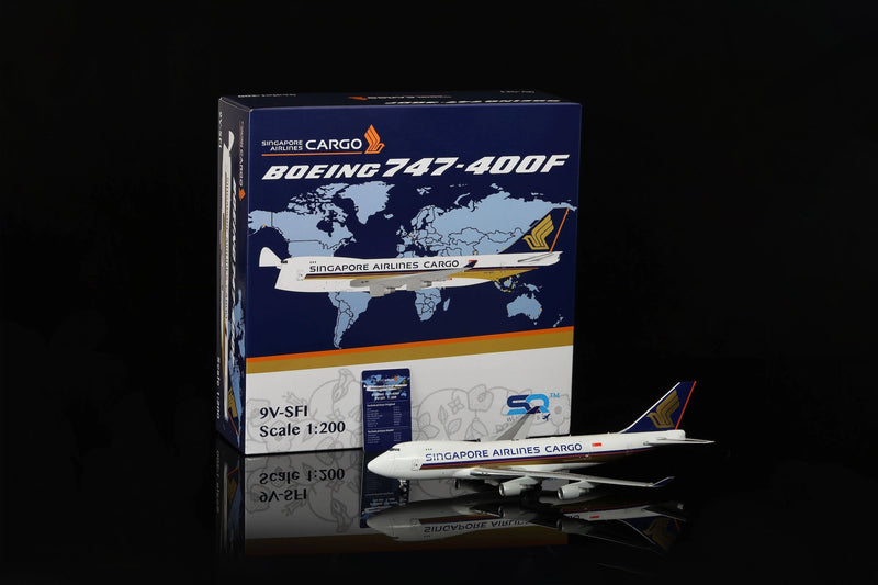 L2067 | SQ Wings 1:200 | Boeing 747-400F Singapore Airlines Cargo 9V-SFI | is due December 2025