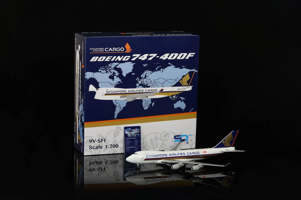 L2173 | SQ Wings 1:200 | Boeing 747-400F Singapore Airlines Cargo 9V-SFI | is due December 2025