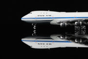 B551404PF | HX Models 1:400 | Boeing 747-100 Pan Am Clipper Storm King N732PA Flaps-Down Version