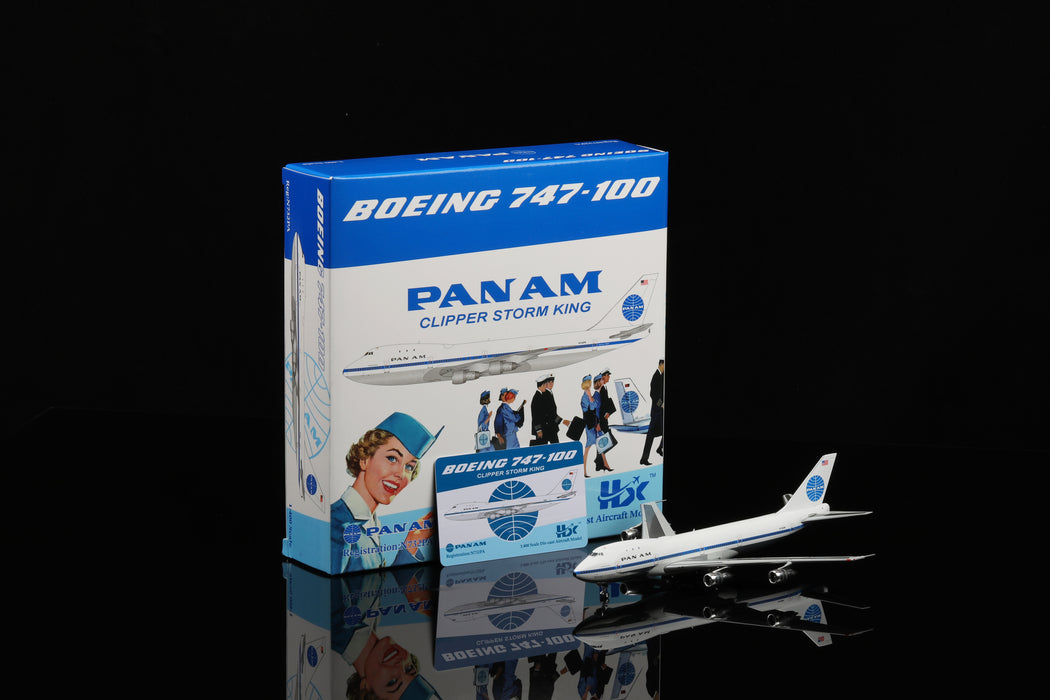 B551404P | HX Models 1:400 | Boeing 747-100 Pan Am Clipper Storm King N732PA Standard Version | is due July 2025