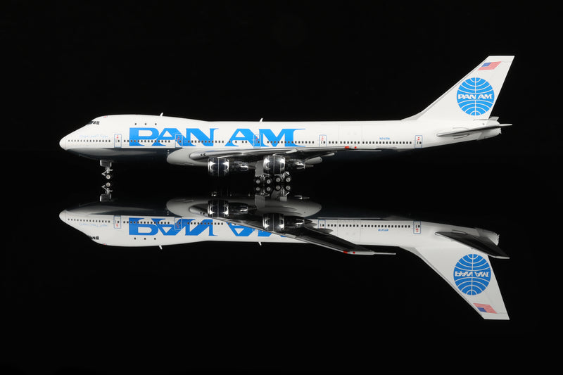 B551403PF | HX Models 1:400 | Boeing 747-100 Pan Am Clipper JUAN T.TRIPPE N747PA Flaps-Down Version