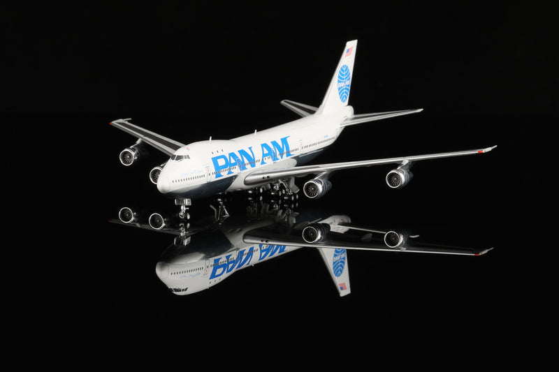 B551403PF | HX Models 1:400 | Boeing 747-100 Pan Am Clipper JUAN T.TRIPPE N747PA Flaps-Down Version