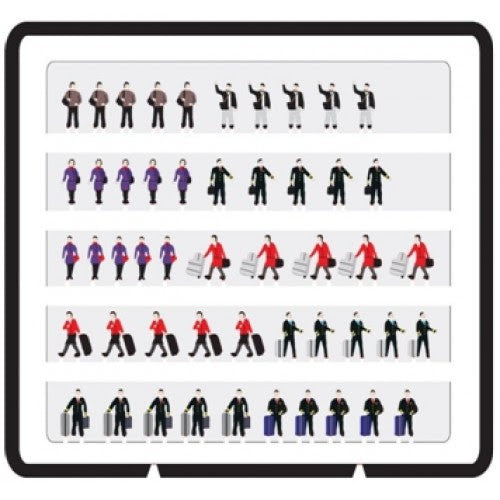 FW4P02 | JC Wings 1:400 | Airport Accessories - Airport Passengers x 50