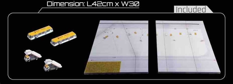 FWDP-SC-4056 | Fantasy Wings 1:400 | Airport Accessories - Outerbay map for narrow body aircraft V131-V134