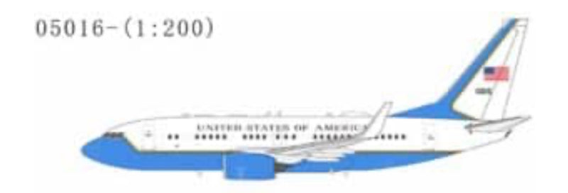 NG05016 | NG Models 1:200 | C-40B (737-700 BBJ) USA - Air Force 01-0015 (with stand) | is due July 2025